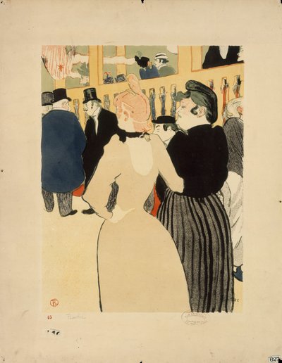 La Goulue et sa sœur - Henri de Toulouse Lautrec